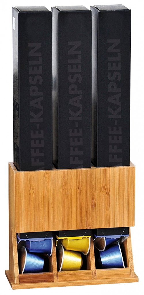 Portacapsule in bambu' 041551 per Nespresso